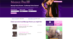 Desktop Screenshot of massageparlorsreviews.com