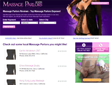 Tablet Screenshot of massageparlorsreviews.com